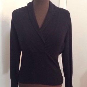 Black Sweater Blouse